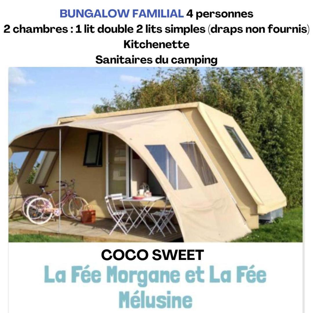 Camping Le Val Aux Fees - Broceliande Concoret 外观 照片