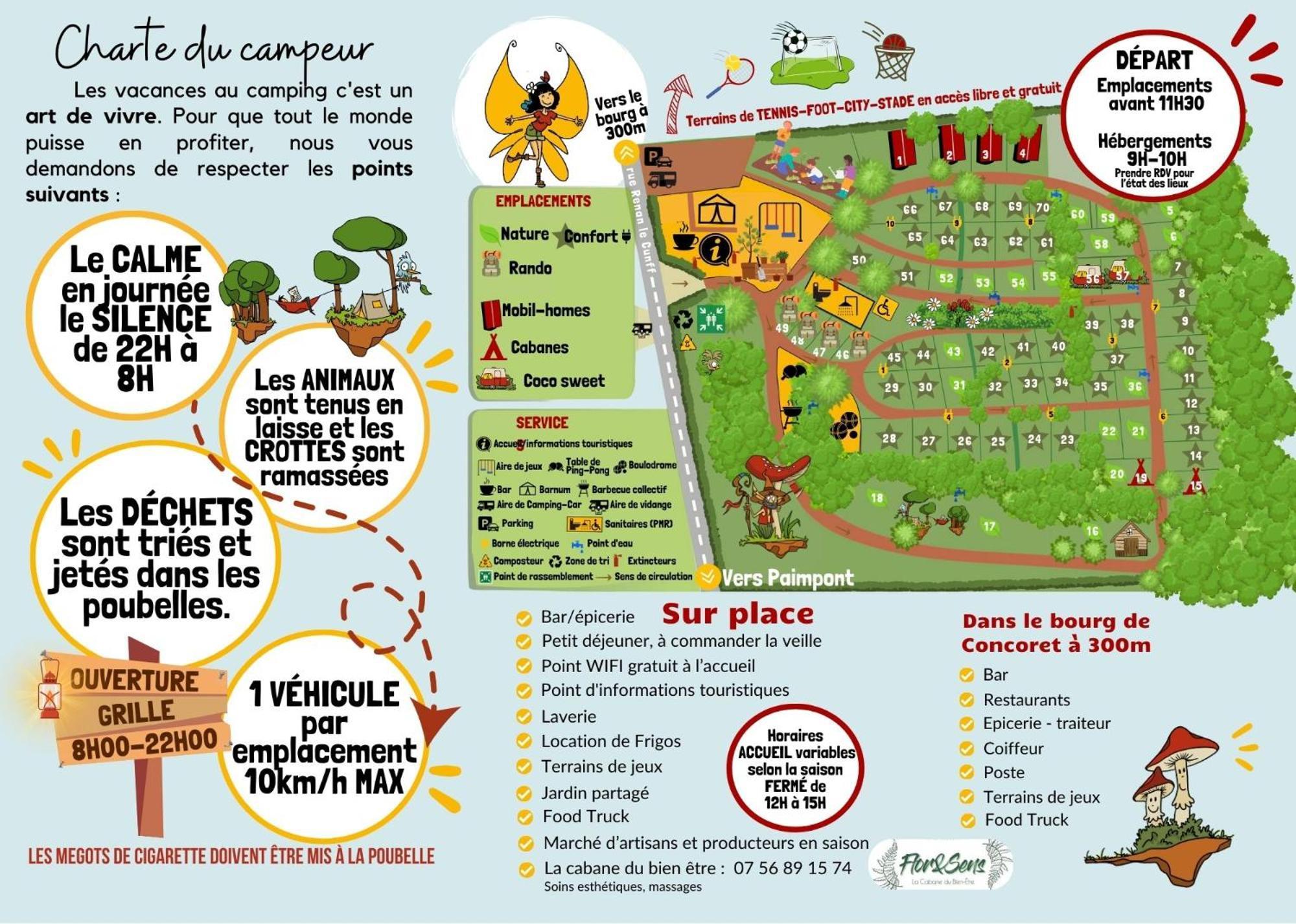 Camping Le Val Aux Fees - Broceliande Concoret 外观 照片