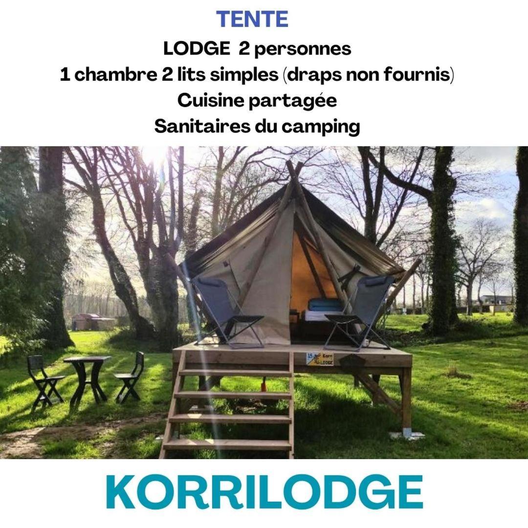 Camping Le Val Aux Fees - Broceliande Concoret 外观 照片