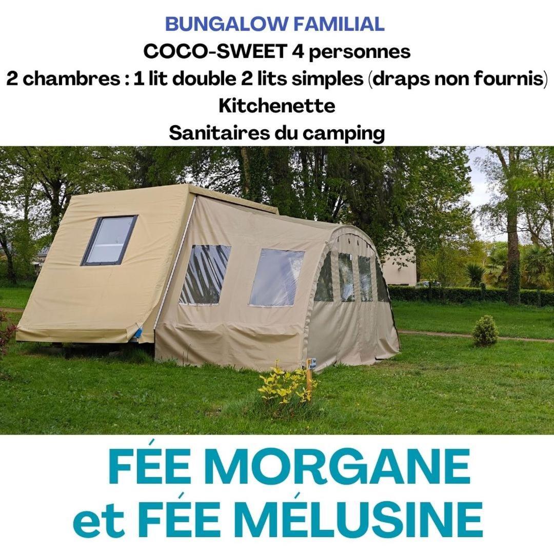 Camping Le Val Aux Fees - Broceliande Concoret 外观 照片